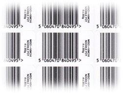 Printed labels image