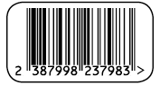 38mm x 21mm barcode label
