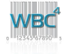 WBC4 Logo - WBC4 is a fully-featured bar code creator. It produces UPC codes, EAN-13, Code 39, ISBN, ISSN and many other barcode types.